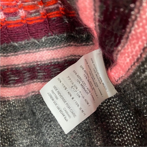 J.Crew patterned crewneck wool sweater - Picture 5 of 6